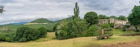 Le prieuré Saint-Michel de Grandmont, abbaye romane du XIIe siècle dans l'Hérault